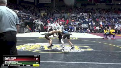 116 lbs Champ. Round 1 - Dawson Hull, Blue Line Training Academy vs Owen Feltz, Demolition WC