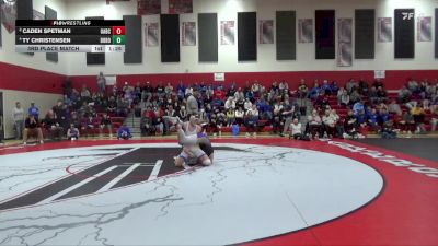 157 lbs 3rd Place Match - Ty Christensen, Don Bosco vs Caden Spetman, OABCIG