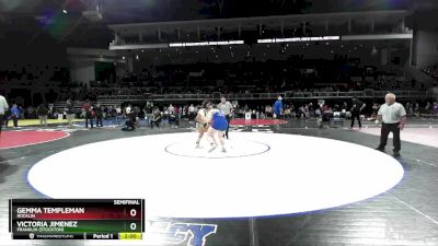 235 lbs Semifinal - Gemma Templeman, Rocklin vs Victoria Jimenez, Franklin (Stockton)