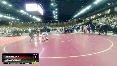 113 lbs Cons. Round 6 - Landen Modica, Archbishop Rummel vs Ja`Shad Wallace, Cook