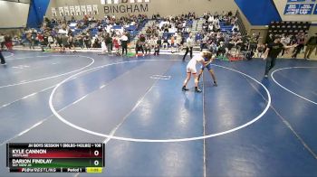 108 lbs Champ. Round 1 - Darion Findlay, Sky View JH vs Kyle Cannon, Westlake