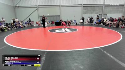 170 lbs Round 5 (6 Team) - Kiley Dillow, Kansas vs Alexandria Alli, Ohio Red