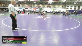 125 lbs 1st Place Match - Allen Calderon, Indiana Tech vs Hunter Bennett, Doane University