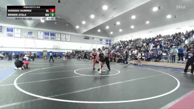 125 lbs Champ. Round 1 - Briseis Ayala, Warren vs Vanessa Ramirez, Wilson/LB