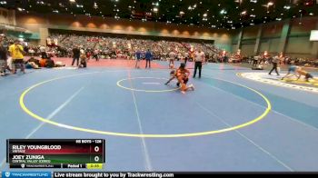 126 lbs Cons. Round 3 - Joey Zuniga, Central Valley (Ceres) vs Riley Youngblood, Vintage