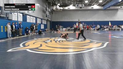 125 lbs Round Of 16 - Chris Hong, Wesleyan vs Mason Franklin, Johnson & Wales
