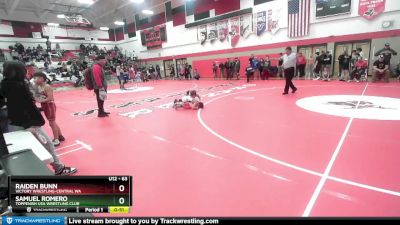 63 lbs Quarterfinal - Samuel Romero, Toppenish USA Wrestling Club vs Raiden Bunn, Victory Wrestling-Central WA