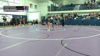 145 lbs 3rd Place Match - Tyeisha Takamori, University Of Providence vs Jocelyn Velasco, Eastern Oregon University