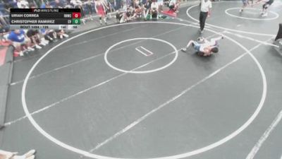 126 lbs Quarterfinal - Christopher Ramirez, Canyon View vs Uriah Correa, Rough House Wrestling Club