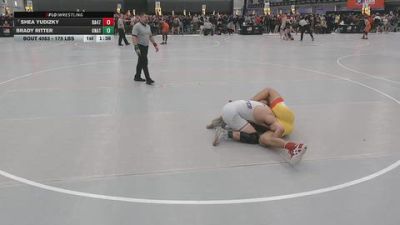 175 lbs Champ. Rd Of 32 - Shea Yudizky, Ranger 47 vs Brady Ritter, Unattached