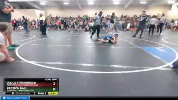 67 lbs Cons. Semi - Julius Stranninger, Tomahawk Youth Wrestling Club vs Preston Hall, Summerville Takedown Club