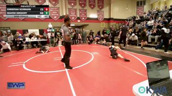 55 lbs Semifinal - Christian Schwahn, Chandler Takedown Club vs Keaton Gregory, Vian Wrestling Club