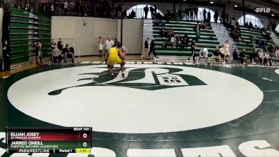 190 lbs Quarterfinal - Jarred ONeill, Christian Brothers Academy(NJ) vs Elijah Josey, St. Frances Academy