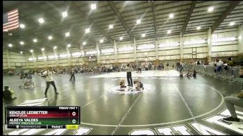 57 lbs Semifinal - Kenzlee Ledbetter, Sons Of Atlas vs Aleeya Valdes, Fremont Wrestling Club