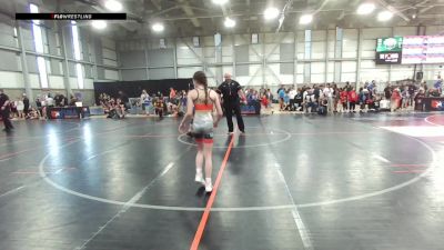 12U Girls - 75 lbs Champ. Round 1 - Bella Robinson, AK vs Rane Mitchell, CA