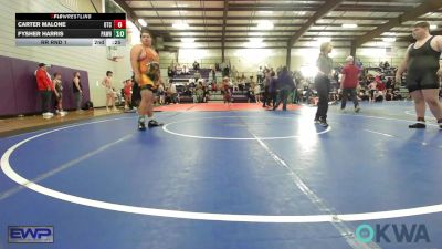 285 lbs Rr Rnd 1 - KEVIN LINVILLE Jr, Skiatook Youth Wrestling vs Coshehe Mashunkashey, Buck Pride Wrestling