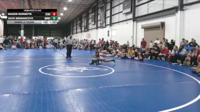 80 lbs Semis (4 Team) - Mason Burnette, CAPITAL CITY WRESTLING CLUB vs Zack Bednarczyk, MIDLOTHIAN MINERS WRESTLING CLUB