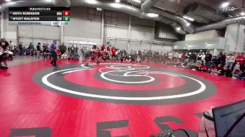 215 lbs Quarterfinal - Wyatt Walston, Erie vs Keith Robinson, Brighton