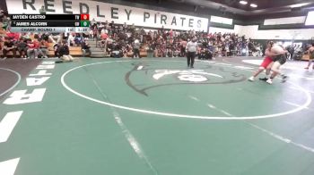 215 lbs Champ. Round 1 - Jayden Castro, Tulare Western vs James Alcorn, Golden West