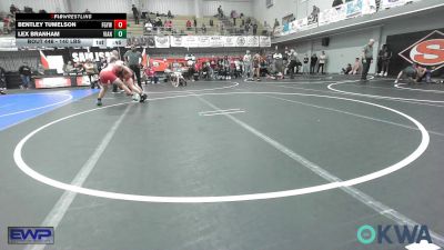 140 lbs Consolation - Bentley Tumelson, Fort Gibson Youth Wrestling vs Lex Branham, Vian Wrestling Club