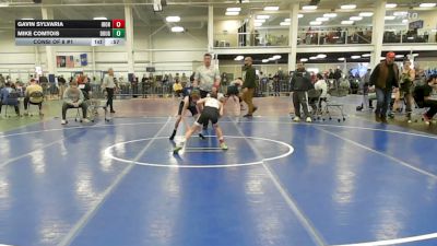 74 lbs Consi Of 8 #1 - Gavin Sylvaria, Iron Faith WC vs Mike Comtois, Doughboys WC
