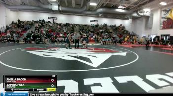 125 lbs Quarterfinal - Zamira Polk, Overland vs Amelia Bacon, Vista Peak