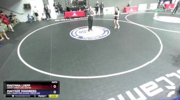 135 lbs Quarterfinal - Makynna Loepp, Legacy Wrestling Center vs Makynze Swanberg, Mesa Verde High School Wrestling