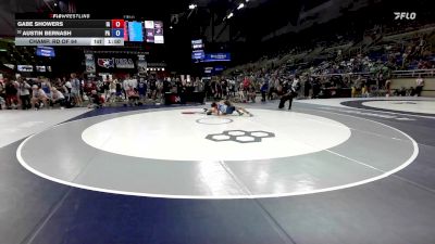 126 lbs Champ. Rd Of 64 - Gabe Showers, IA vs Austin Bernash, PA