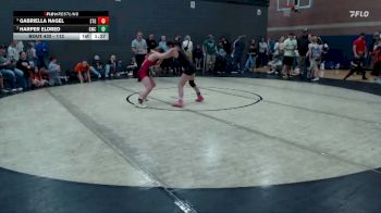 112 lbs Round 4 - Harper Eldred, Grizzly Wrestling Club vs Gabriella Nagel, Small Town Grims