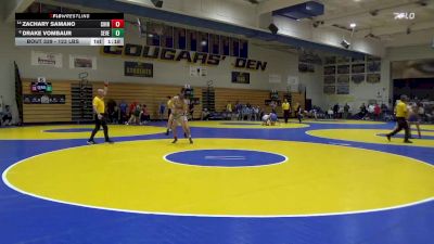 123 lbs Round Of 16 - Zachary Samano, Chino vs Drake VomBaur, Severance (CO)
