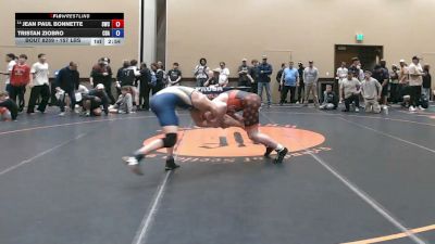 157 lbs Cons. Rd Of 32 - Jean Paul Bonnette, Seagull Wrestling Club vs Tristan Ziobro, Christian Brothers Academy