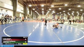 88 lbs Rd# 3 12:00pm Friday - Cash Bratt, Oklahoma Elite vs Dawson Mcgrath, Minion Green