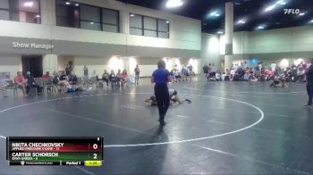 126 lbs Placement Matches (16 Team) - Carter Schorsch, Iowa Gables vs Nikita Chechkovsky, Applied Pressure X Kame