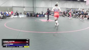 125 lbs Quarterfinals (8 Team) - EmmaLyn Burnett, Missouri Red vs Raegan Briggs, Ohio Red