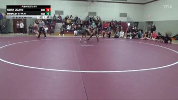 123-130 lbs 1st Place Match - Keira Dizard, Mount Vernon Girls vs Berkley Lynch, West Delaware Girls