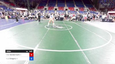 120 lbs Rnd Of 32 - Cale Vandermark, IA vs Jamison Gregory, MI