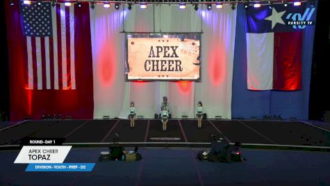 Apex Cheer - Topaz [2024 L1.1 Youth - PREP - D2 Day 1] 2024 NCA Lonestar Classic