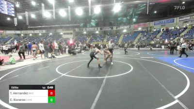 132 lbs Consi Of 32 #2 - Thomas Hernandez, Brighton WC vs Cameron Sisneros, Camel Kids WC