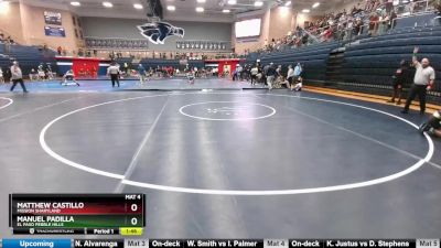 113 lbs Round 4 - Matthew Castillo, Mission Sharyland vs Manuel Padilla, El Paso Pebble Hills