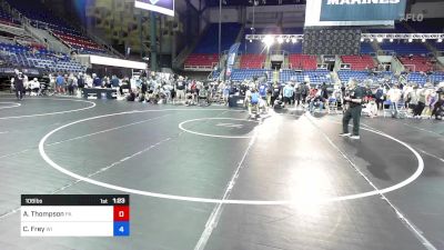 106 lbs Cons 32 #2 - Aiden Thompson, PA vs Collin Frey, WI