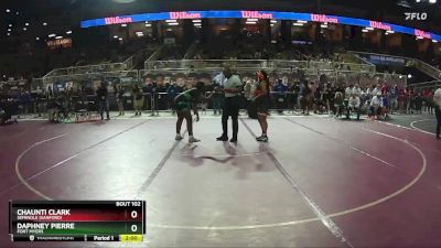 190 lbs Champ. Round 1 - Chaunti Clark, Seminole (Sanford) vs Daphney Pierre, Fort Myers