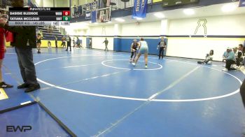 145 lbs Rr Rnd 2 - Dasisie Bledsoe, Woodland vs Tatiana McCloud, Bartlesville