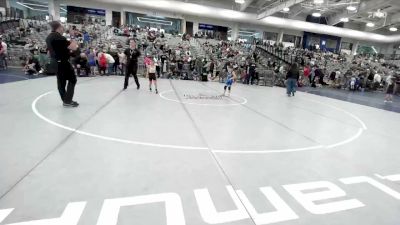 53 lbs Cons. Round 2 - Morgan Merkley, Uintah Wrestling vs Zeivier Lindsay, South Sevier