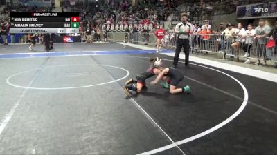 50 lbs Quarterfinal - Airalia Hulvey, MAC vs Mia Benitez, JUIC3 ACAD3MY WRESTLING