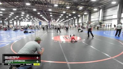 56 lbs Rd# 10- 4:00pm Saturday Final Pool - Kellan Priolo, Maryland BLACK vs Jackson Caporiccio, Team BAM