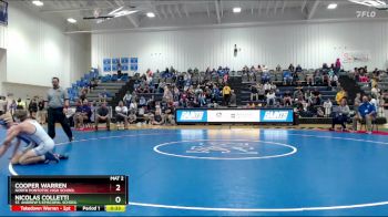 132 lbs Cons. Round 2 - Cooper Warren, North Pontotoc High School vs Nicolas Colletti, St. Andrew`s Episcopal School