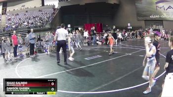 65 lbs Round 1 (6 Team) - Isaias Galindo, Oklahoma Elite vs Dawson Gassen, South Dakota Thunder