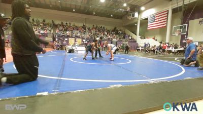 83 lbs Rr Rnd 3 - Gabriel Osterhout, Berryhill Wrestling Club vs Dejuan Fields, Tulsa Blue T Panthers