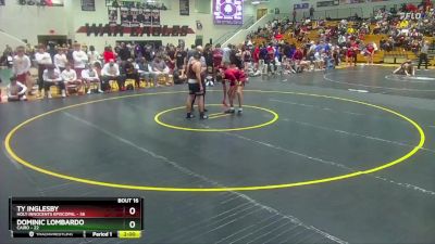 150 lbs Quarters & 1st Wb (16 Team) - Ty Inglesby, Holy Innocents Episcopal vs Dominic Lombardo, Cairo