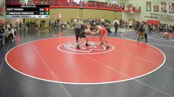 132 lbs Champ. Round 1 - Hoyt Thomas, McMinnville vs Jonathan Finnestad, Kentwood